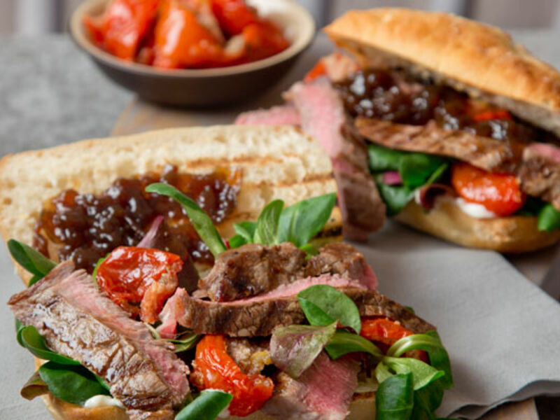 Balsamic Steak Sandwich Recipe