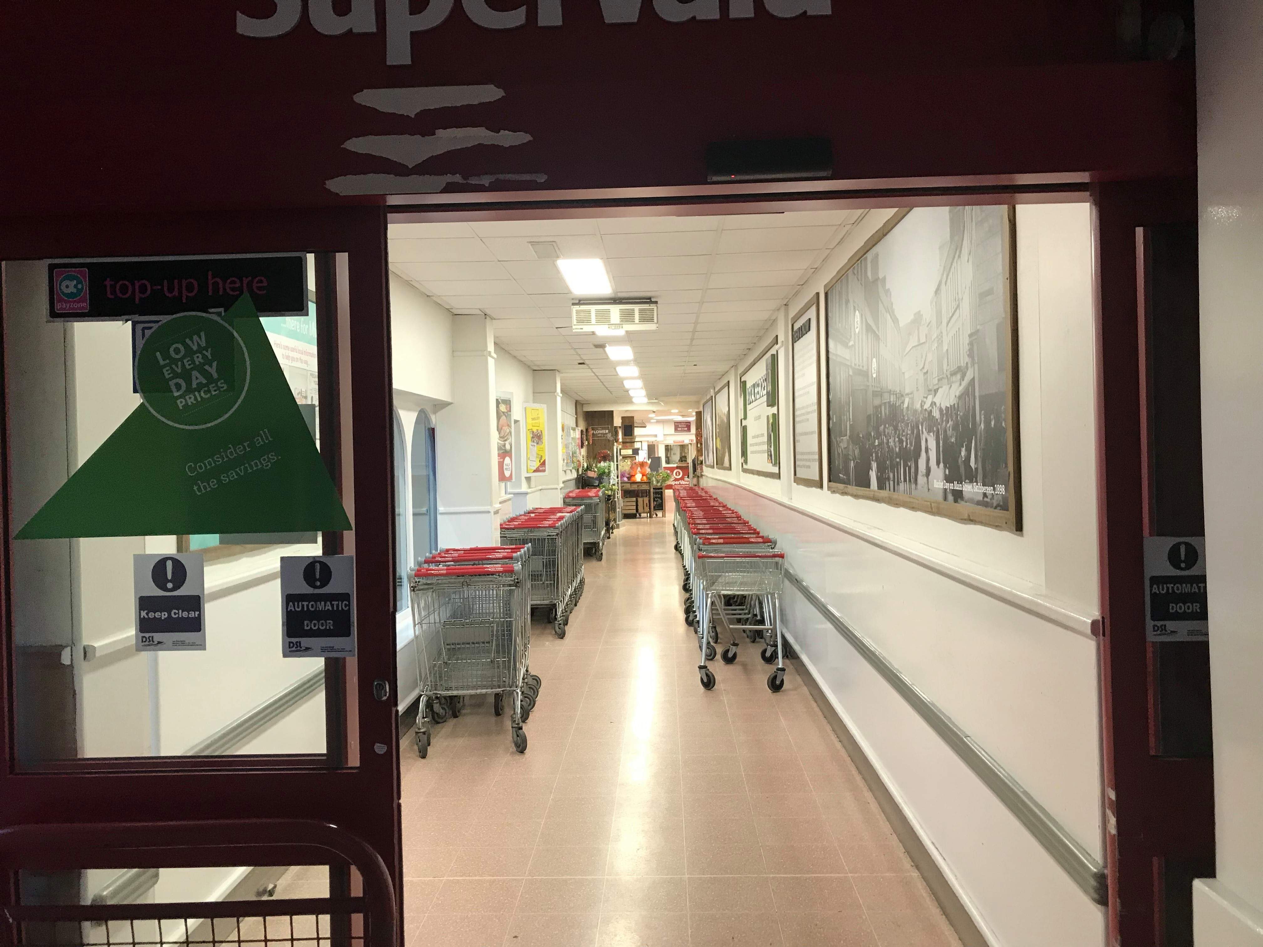 SuperValu Skibbereen Autism Friendly Back Corridor