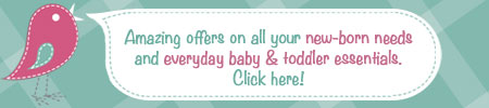 Baby and toddler offer promo footer