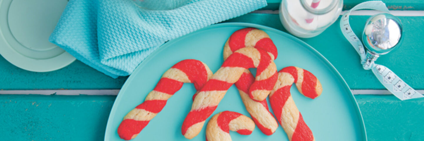 Candy cane cookies recipe