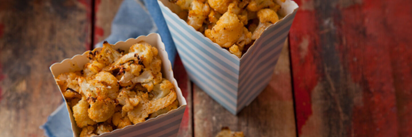 Cheesy cauliflower popcorn recipe