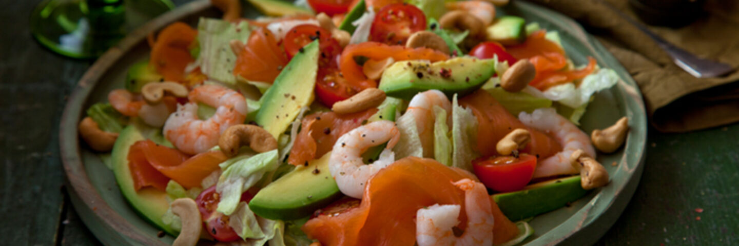 Healthy seafood salad recipe