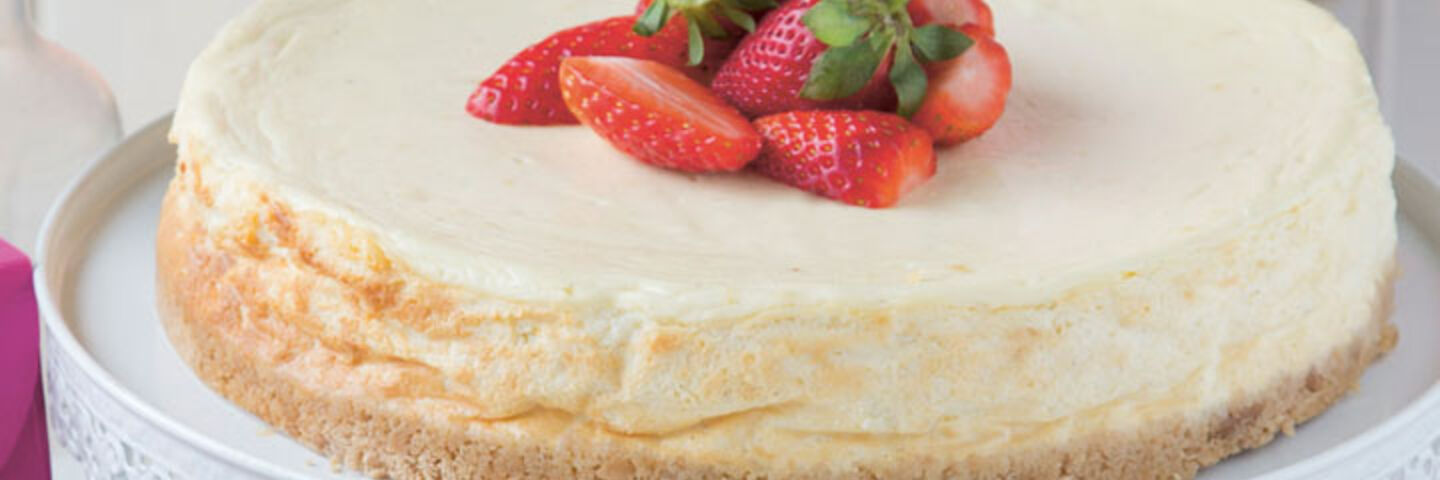 Baked Vanilla Cheesecake