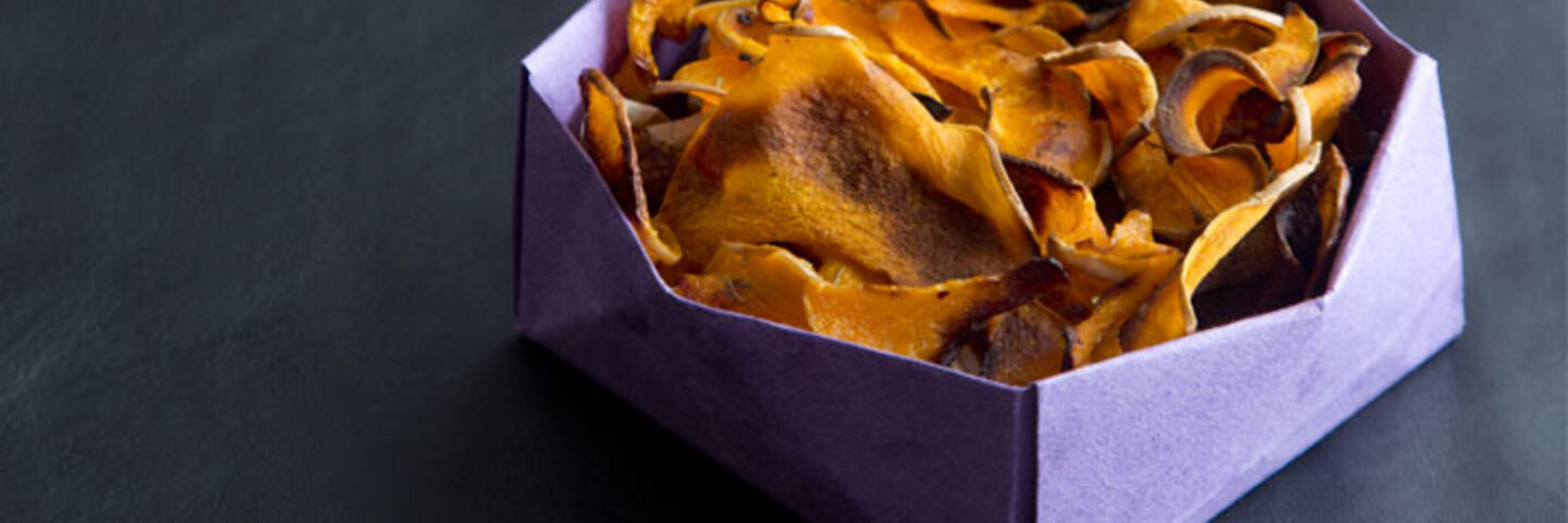 Sweet and Spicy Butternut Crisps