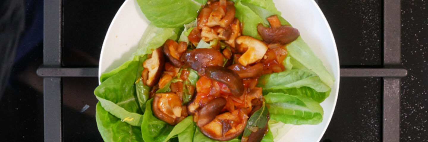 Shitake mushroom salad recipe