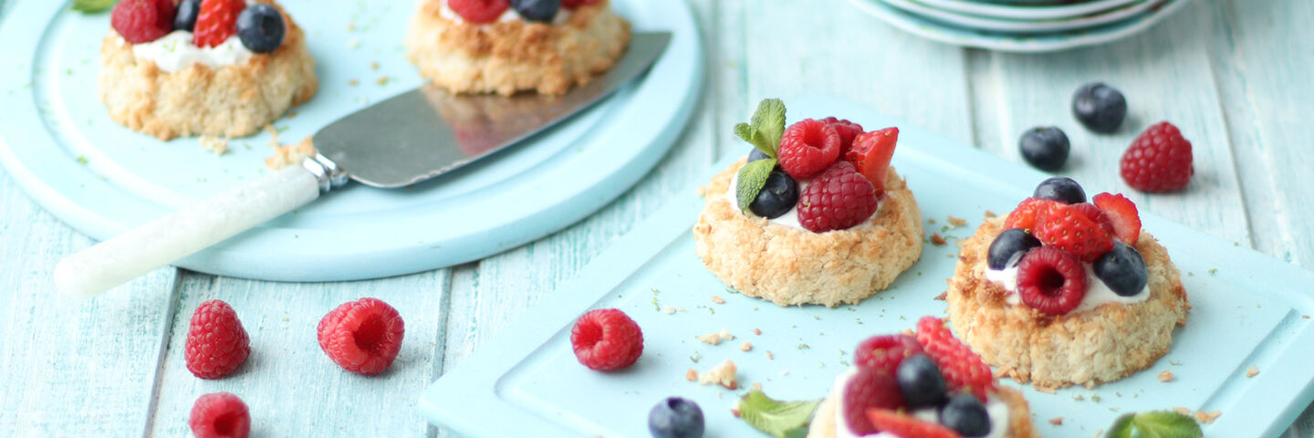 SuperValu Easter Recipes Sharon Hearne-Smith Coconut Lime Macaroon Berry Nest