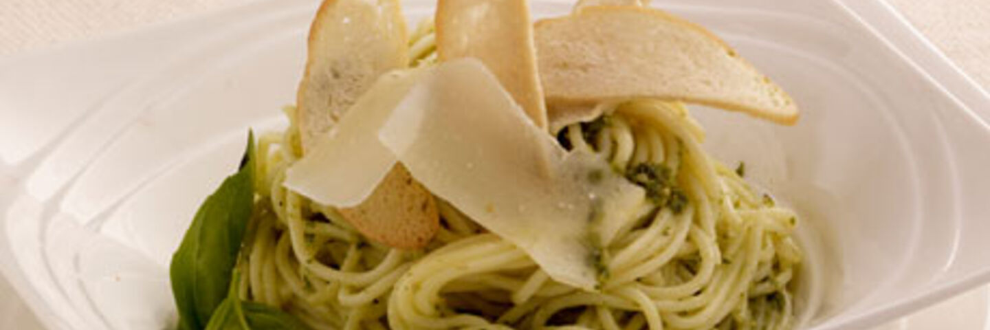 Basil Pesto Spaghetti