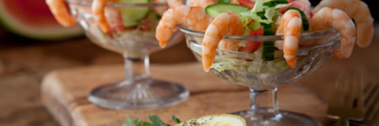 Prawn Cocktail with Melon & Cucumber