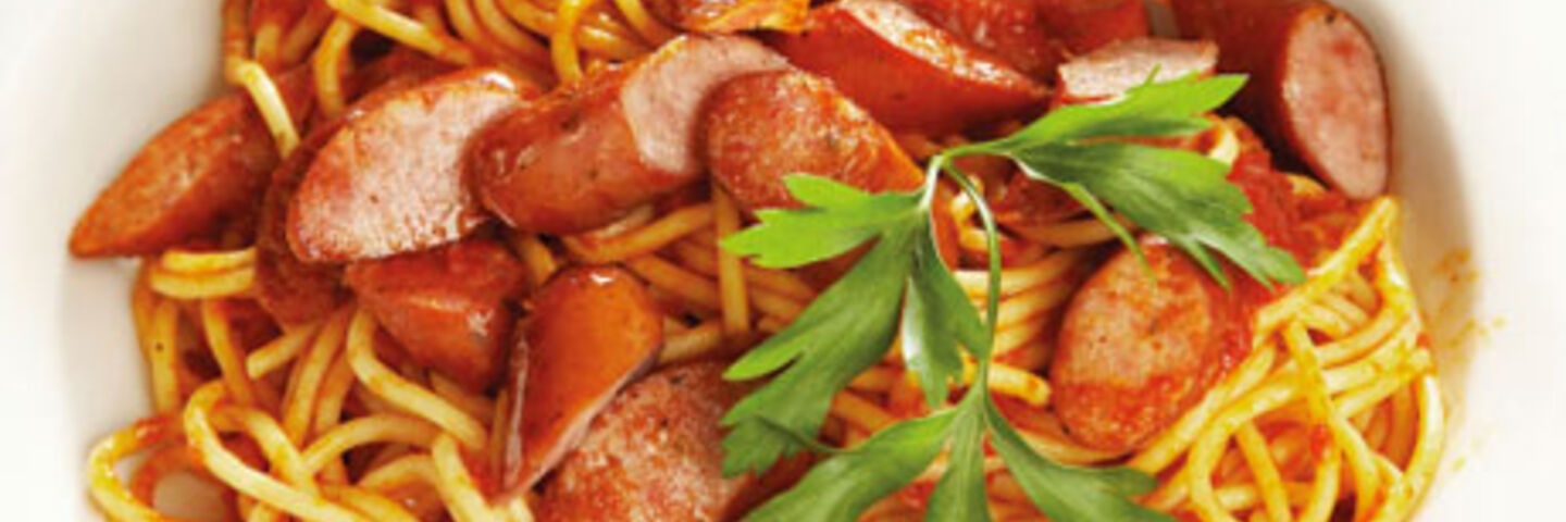 Sausage and Tomato Spaghetti