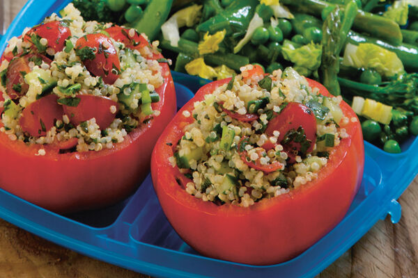 Beef Tomatoes Stuffed With Tabbouleh