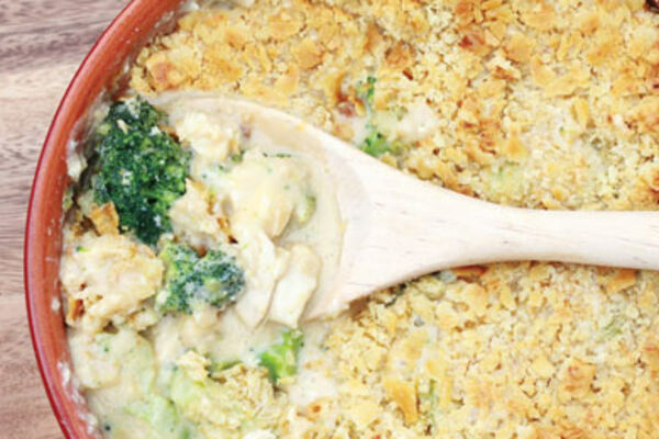 Creamy Turkey Bake with a Herb Crust Topping