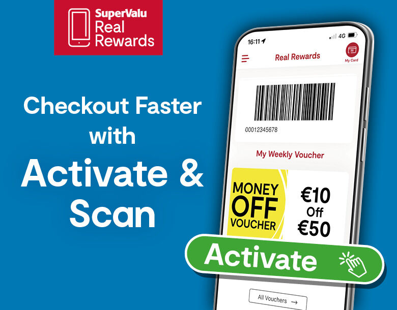 Checkout faster with Activate & Scan