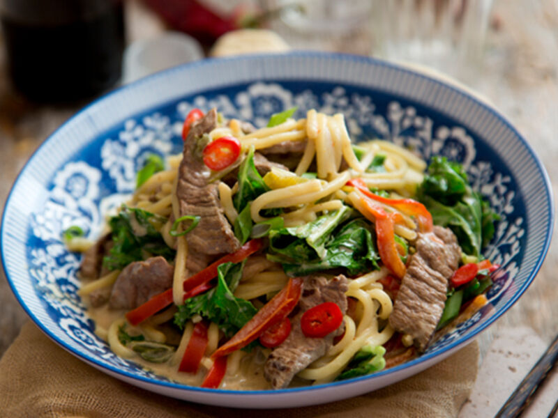 Thai beef noodles recipe