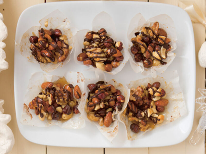 Toasted nut clusters recipe