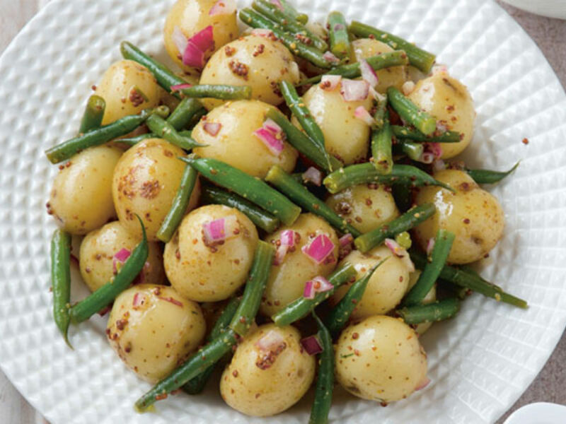 Baby Potato and French Beans Salad
