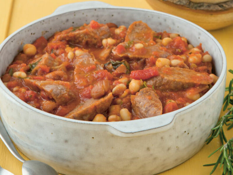 Mixed Bean and Sausage Casserole
