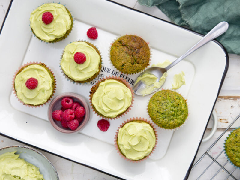 Superhero green cupcakes recipe