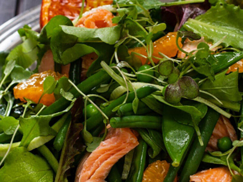 Salmon Salad with ClemenGold and Ginger Dressing 6  533x800 