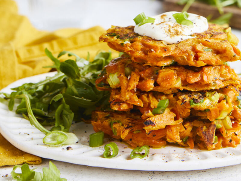 Carrot fritters recipe