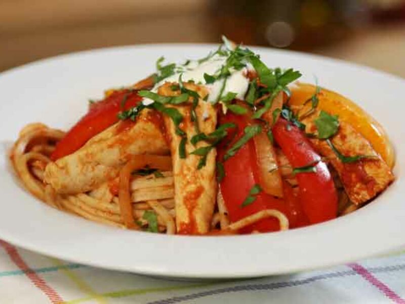 Tex mex chicken and noodles recipe