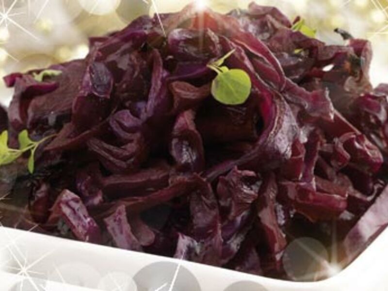 Mulled Red Cabbage with Onion