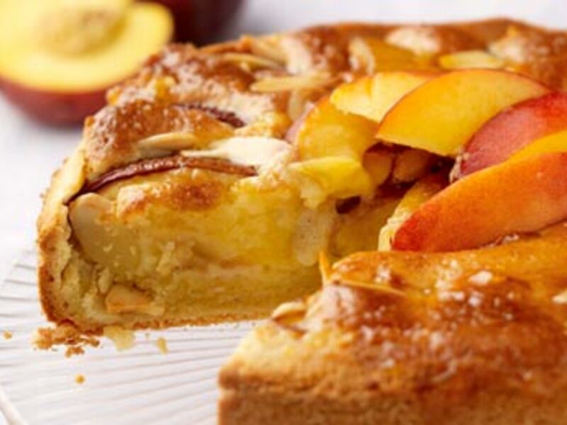 Peach Bakewell Tarte
