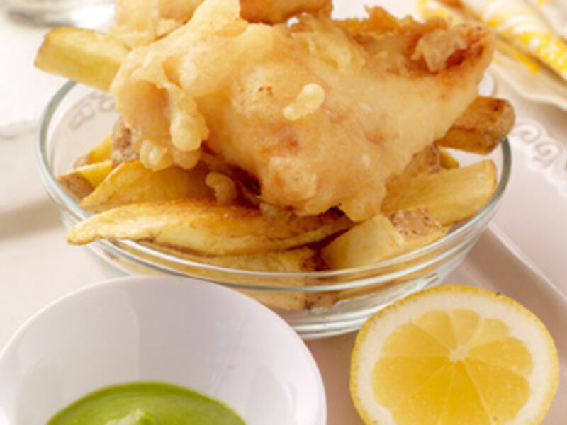 Beer Battered Fish with Chunky Chips